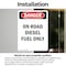 Signmission Portrait On Road Diesel Fuel Only Danger Sign, Vinyl Decal, 3.5in W x 5in L, 2PK OS-2PACK-DS-D-35-V-1127 - alternate 3